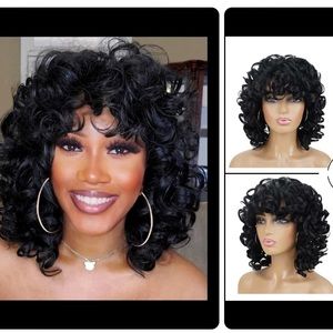 Curly 70s Afro curly wig